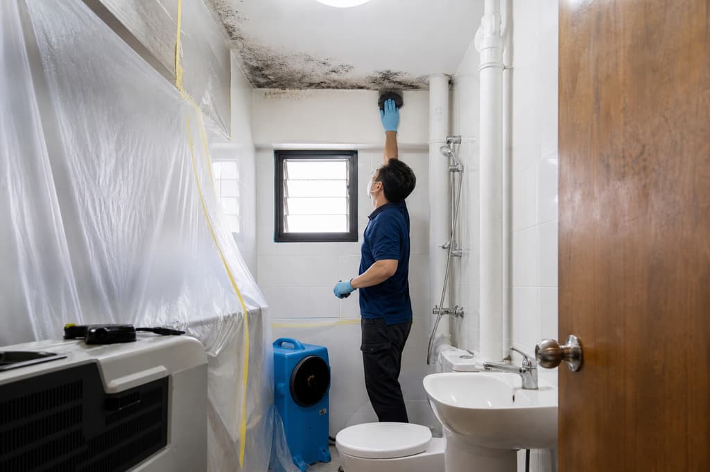 Professional mold remediation process in Singapore residential property