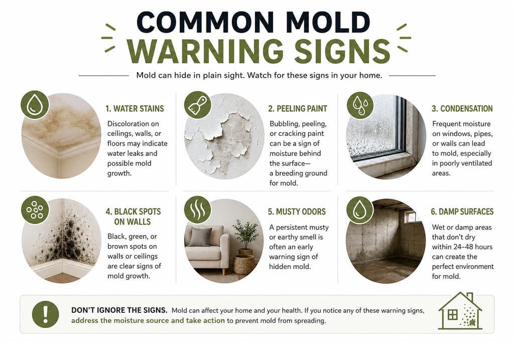 Mold growth on wall in Singapore residential property — common problem in HDB and condo homes