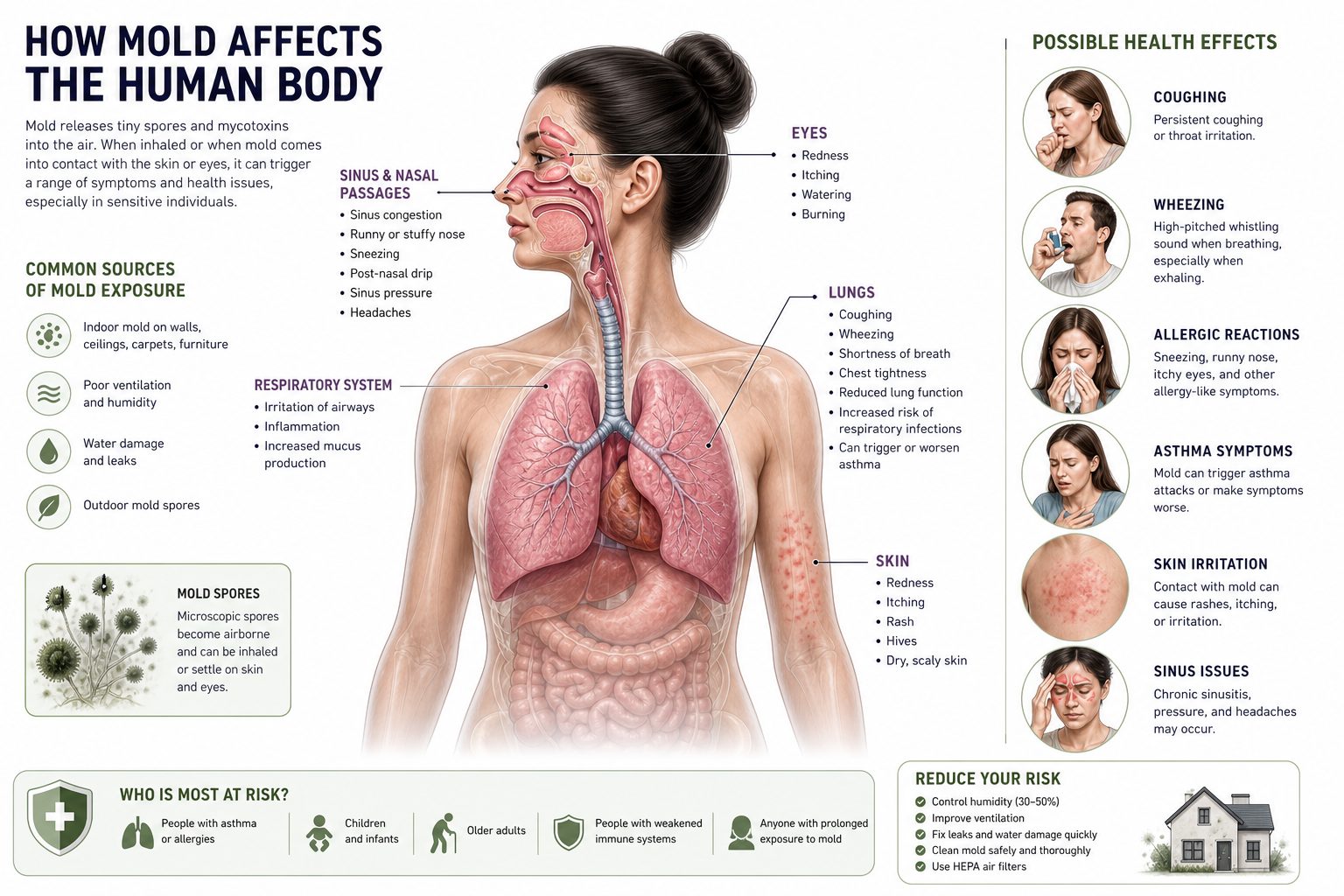 Indoor air quality concerns from mold growth in Singapore home — health effects of mold